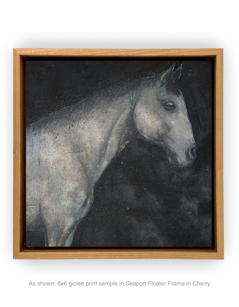 Horse | Framed Giclee Print on Canvas
